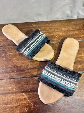 Bamboo Sandals boho-chic Size 7 Women’s TG2009